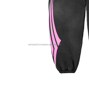 Pantalon de survêtement avec logo personnalisé Pantalon de sport et d'entraînement Pantalon de survêtement en polyester de style décontracté avec service OEM Pantalons pour hommes lavés - Product Image 6