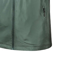 Chaqueta cortavientos para hombre con logotipo personalizado, chaqueta cortavientos de talla grande para deportes al aire libre, chaqueta cortavientos impermeable de nailon - Product Image 2