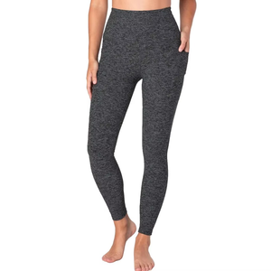 Nuevas Mallas de Yoga para Mujer, Cosidas, Sólidas, con Logotipo/Colores Personalizados, Antiarrugas, Transpirables, de Secado Rápido, Calidad Premium, Cintura Alta, Elásticas - Product Image 3
