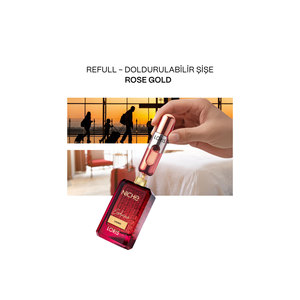 5 ML Rose Gold Refillable Mini Perfume <b>Bottle</b> with <b>Dropper</b> Sealing Type - Product Image 1