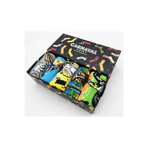 Unisex 5-Piece Art Set Breathable <b>Sock</b> <b>Box</b> with 5 Patterned Art Design for Daily Use - Product Image 1