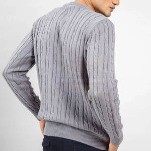 Pulls et pulls à col rond pour hommes en laine 100% respirante, couleur unie, design personnalisable - Product Image 4