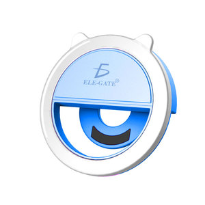 Rechargeable LED Light <b>Ring</b> Selfie <b>Clip</b> for Mobile Phones Made of Durable Plastic - Product Image 5