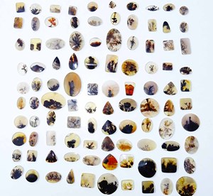 Venta al por mayor Lote de formas de mezcla de piedras preciosas finas Fabricación de joyas Top Natural Shazar Ágata dendrítica Cabujón Piedra preciosa de cuarzo suelta - Product Image 3