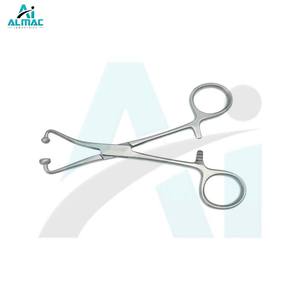 Pinzas de toalla de bola y enchufe de acero inoxidable duraderas ALMAC uso médico y quirúrgico precisión hecha a mano reutilizable y esterilizable - Product Image 6