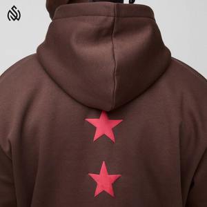 Logotipo personalizado de algodón grueso en blanco impreso peso pesado Puff impreso sudaderas con capucha impresas personalizadas sudaderas con capucha de los hombres - Product Image 4