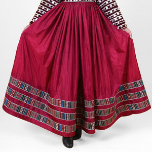 อัฟกานิสถาน Kutchi ชุดเจ้าสาวเสื้อผ้าสีชมพูและหลากสี Kutchi ชุดแต่งงานชนเผ่าอัฟกานิสถานชุด - Product Image 6