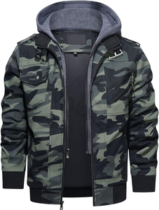 Ropa deportiva clásica retro a prueba de viento Chaqueta bomber de motocicleta personalizada de talla grande con costuras reforzadas para mayor durabilidad - Product Image 5