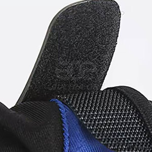 Gants de cyclisme mi-doigts en cuir tendance pour hommes, respirants, légers, antidérapants, avec fermeture auto-agrippante, pour le sport et le fitness - Product Image 4