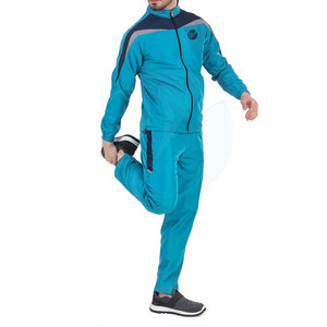 Traje de jogging transpirable de talla grande de color sólido para hombre hecho a medida conjuntos directos de fábrica para la temporada de primavera - Product Image 4