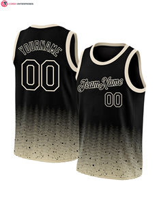 Maillot de basket-ball de mode de couleur personnalisée respirant et coutures à séchage rapide maillot de basket-ball de haute qualité - Product Image 5