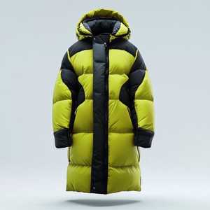 Chaqueta acolchada con cuello levantado para mujer elegante personalizada para tela de lona de estilo de invierno a la moda con logotipo frontal - Product Image 6