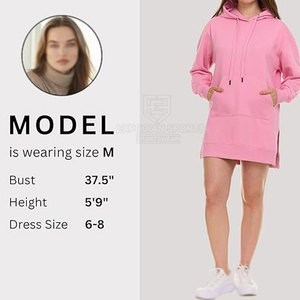 Sweat-shirts à capuche longs pour femmes en coton 100% avec logo personnalisé sur le devant, respirants, de haute qualité, personnalisables - Product Image 5