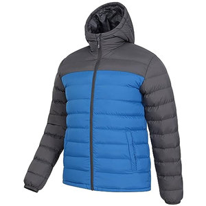 Vente en gros Parkas pour hommes personnalisés Veste bouffante imperméable et décontractée, coupe-vent simple Col à capuche en coton fabriqué au Pakistan OEM - Product Image 4