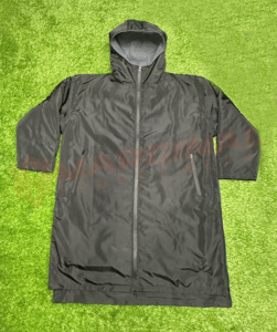 Robe de pluie pour cavaliers, robe de changement, capuche en fourrure, longue, imperméable, chaude, coupe-vent, robes longues pour cavaliers - Product Image 3