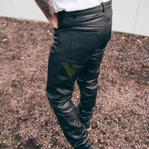 Pantalons en cuir pour hommes de haute qualité, design personnalisé, vêtements d'hiver pour hommes, pantalons en cuir d'extérieur - Product Image 6