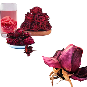 Fleur de rose rouge fraîchement coupée (variété hybride de thé) |   Grade A1 |   Utilisé dans les mélanges d'herbes, les huiles, les soins de la peau - Product Image 1