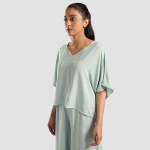 Top Deportivo Mint Yoga, Tejido Transpirable y Ligero con Spandex, Diseño Moderno con Estilo Simple y Estampado - Product Image 3