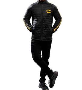 Vestes bouffantes personnalisées vêtements d'hiver de rue simples de base à manches longues autocollants personnalisés vestes Batmen vente en gros - Product Image 4