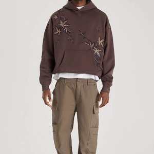 Fabricante de Pakistán, Venta al por Mayor, Sudaderas con Bordado Chenille 100% Algodón, Tela Suave, Logotipo Personalizado, Corte Holgado, Ecológicas para Hombre - Product Image 6