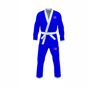 ชุดฝึกคอตตอนแท้ Jitsu ศิลปะการต่อสู้คาราเต้ BJJ GI 2026โลโก้ออกแบบได้ตามต้องการ - Product Image 5