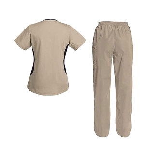 Wholesale High Quality Breathable Cotton/Polyester Women's Nursing <b>Scrub</b> <b>Sets</b> for Hospital Use - Product Image 2