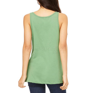 Débardeur d'été décontracté pour femme, vente chaude, 100% coton, séchage rapide, respirant, personnalisable, streetwear tendance - Product Image 3