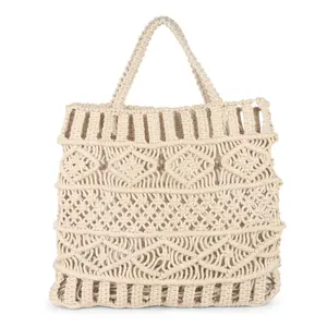 Neue Crossover MACRAME Tasche Designer MACRAME Tasche für Frauen MACRAME Tasche von hoher Qualität