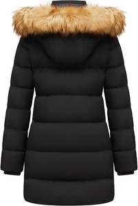 Chaqueta Acolchada Tejida de Alta Calidad para Mujer, Estándar de Invierno, Transpirable, Elegante, para Exteriores, con Ribete Suave en el Capucha - Product Image 4