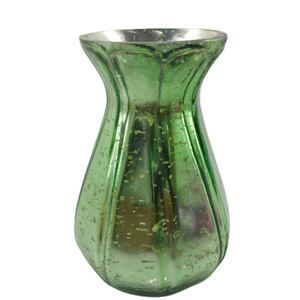 Vase à fleurs en verre pour la décoration de la maison pot de fleurs au design de luxe de couleur rose antique pour la décoration du salon - Product Image 2