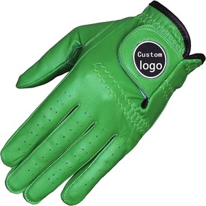2024 nouveaux gants de sport en cuir Cabretta véritable de haute qualité 100% gants de Golf imprimés personnalisés poignées vente chaude dernière - Product Image 5