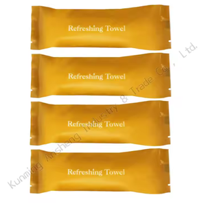 Serviettes jetables à usage unique avec parfum floral rafraîchissant pour les compagnies aériennes, les hôtels, les restaurants - Product Image 1