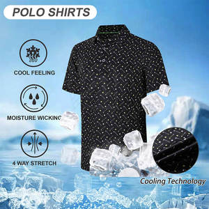 Camisa Polo Informal de Ajuste Relajado A LA Moda para Hombre, Tejido de Punto Liso Fácil de Ajustar, Proveedor Directo - Product Image 4