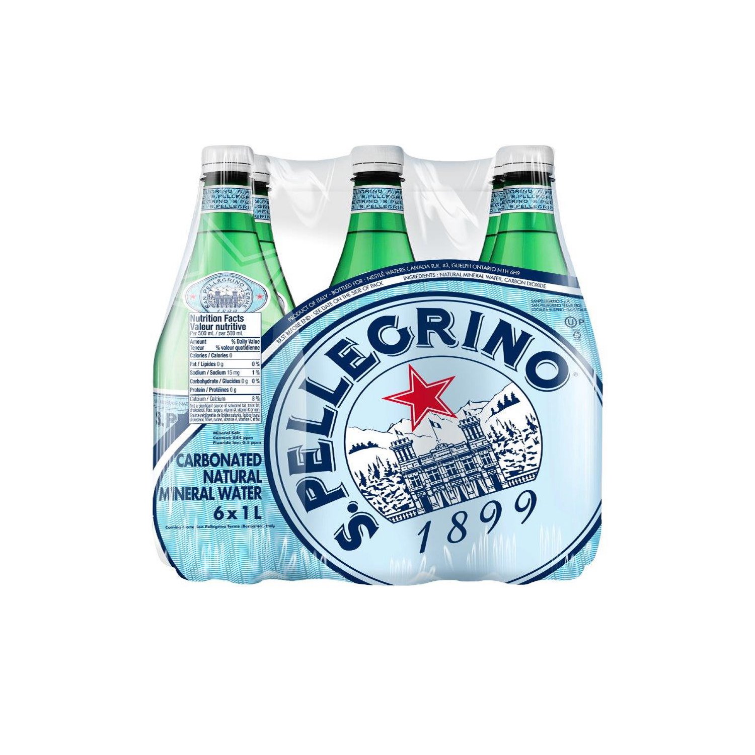 San Pellegrino газированная вода 750 мл бутылка-футляр 12 для продажи