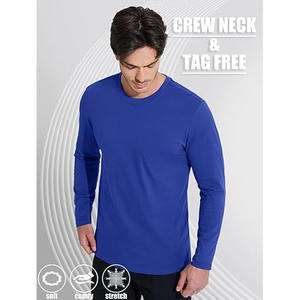 Camiseta de manga larga lavable de alta calidad para hombre, ropa deportiva, camisetas para hombre - Product Image 3