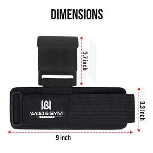Hommes Femmes Heavy Duty Haltérophilie Poignet Sangles Néoprène Fitness Workout Equipment for Pull Ups Deadlift Grips Sale Hooked - Product Image 6