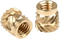 High Quality Threaded Brass Insert Fasteners-Turn and Forge Brand Custom Sizes Available