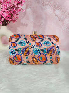 Sac de dîner brodé à la main de luxe sac de style élégant sac de soirée fille vente chaude à Dubaï par l'artisanat de luxe à bas prix - Product Image 4