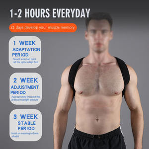 Top vente unisexe réglable doux clavicule orthèse Durable respirant antidérapant léger professionnel corps Posture dos - Product Image 6