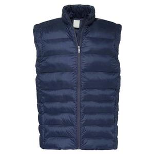 Gilet sans manches léger pour homme, col montant, veste matelassée rembourrée, respirante, technique lavée, vêtement d'extérieur pour l'hiver - Product Image 1