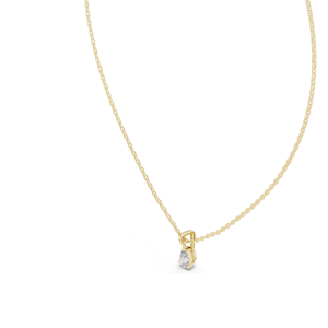 จี้เพชรทรงลูกแพร์ 0.5 กะรัต เพชรแล็บ VVS-VS EF CVD  ทอง 18KT และ 14KT สีโรสโกลด์, สีเหลือง, สีขาว - Product Image 6
