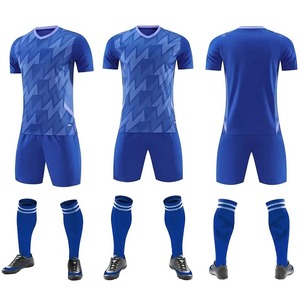 ชุดฝึกซ้อมฟุตบอลสำหรับเด็กและผู้ใหญ่แบบกำหนดเองได้ - เสื้อฟุตบอล OEM โพลีเอสเตอร์ 100% พร้อมโลโก้แบบกำหนดเอง - Product Image 3