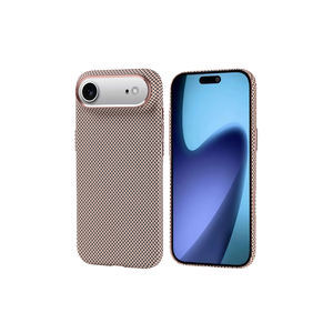 Funda de Carga MagSafe ASMA Nekst Series con Aspecto de Fibra de Carbono Dorada de Lujo para iPhone 17 Air, Carcasa Brillante para Teléfono Móvil, Nueva - Product Image 1