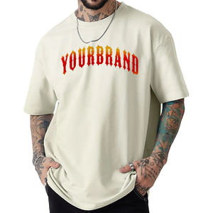 T-shirts de haute qualité décontractés OEM à manches courtes en coton de couleur unie pour hommes, de grande taille et de grande taille, chemises personnalisées de meilleur design pour hommes - Product Image 1