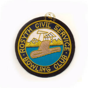 Insignia de sombrero británico bordada a mano con insignia de sombrero de lingotes y alambre - Product Image 4