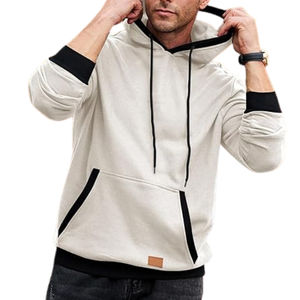 Sweats à capuche pour hommes à manches longues en coton polyester de haute qualité pull disponible dans toutes les tailles au design unique prix de gros sweats à capuche pour hommes - Product Image 3
