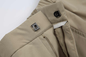 Nouveau mode de rue américaine grande poche Cargo élasticité Shorts hommes ample décontracté 5 points Shorts coton lavé respirant - Product Image 4