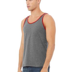 Bella Canvas Deep Heather Red Classic Tank Top Respirant - Product Image 2