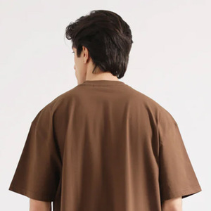 เสื้อยืดพิมพ์ลายพัฟฟ์เสื้อยืดผู้ชายผ้าฝ้าย100% โอเวอร์ไซส์กำหนดโลโก้ได้ตามต้องการ - Product Image 6