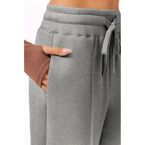 Women's Autumn Winter Breathable Eco-Friendly Fleece Jogger <b>Track</b> Pants Drawstring Closure Formal Style Polyester/Cotton - Product Image 6